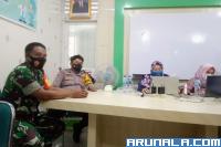 Babinsa Ajak Kepala Puskesmas kembali Aktifkan Vaksinasi