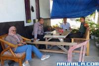 Wujudkan Lingkungan Kondusif di Pemukiman Warga: Babinsa Koramil 06/KTN Imbau Warga Bangun Pos Kamling