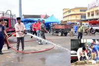 Untuk Kenyamanan Salat Ied 2022 di Kota Pariaman: Genius Pimpin Pembersihan Lapangan Merdeka