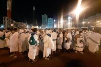 CJH memakai pakaian ihram di Makkah. (Dok : Istimewa)