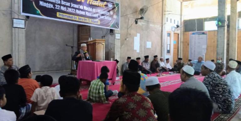 Jamaah Masjid Al-Muhajirin Balai Baru saat ikuti kegiatan Subuh Mubarokah, Sabtu (4/6). (Dok : Istimewa)