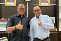 Pasca Terpilih, Ronny Pahlawan Kunjungi Ketua DPRD Sumbar: Supardi Minta KONI Sumbar Angkat Marwah Daerah