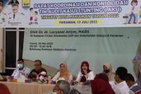 Tim AKS saat melakukan kunjungan ke Kota Pariaman, Rabu (13/7). (Dok : Istimewa)