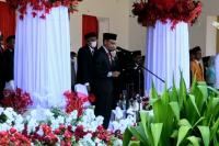 Peringatan HUT RI ke 77 Tahun di Istana Gubernuran Sumbar: Irsyad Syafar Didaulat Bacakan Teks Proklamasi