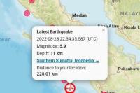 Sejak Senin Dini Hari, Tiga Kali Mentawai Diguncang Gempa