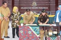 Release: Pemko Pariaman dan Kajari Pariaman Tandatangani MoU perpanjangan penanganan masalah hukum
