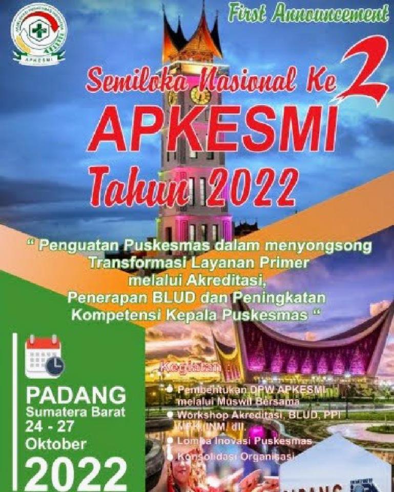 Pamflet Semiloka Nasional II APKESMI. (Dok : Istimewa)