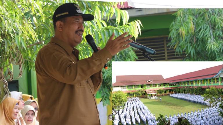 Mardison Mahyuddin Lakukan Sosialisasi bahaya narkoba ke SMKN 2 Pariaman, Senin (3/10). (Foto : Istimewa)