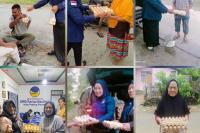 Garnita Malahayati Nasdem Sumbar Bantu 1 Ton Telur