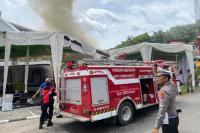 Kondisi gedung pusat kebudayaan Kota Sawahlunto saat alami kebakaran, Kamis (3/11). (Dok : Istimewa)