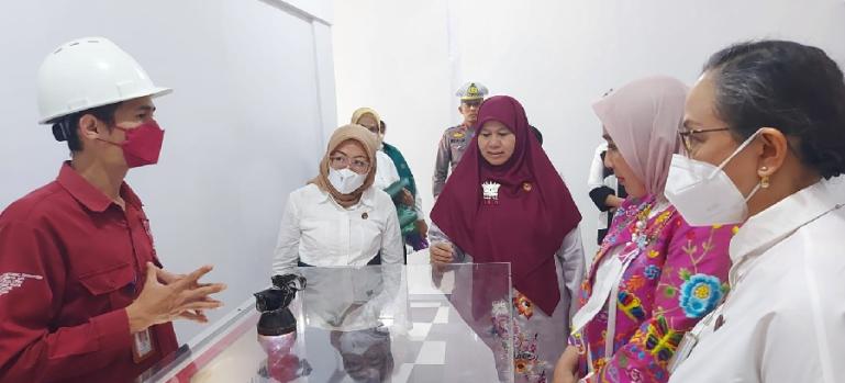 Ketua Dekranasda Sumbar, Harneli Bahar dengarkan paparan salah seorang mentor di sela sela workshop, di Kota Sawahlunto, Selasa (8/11). (Dok : Istimewa)