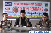 LKAAM Sumbar Bakal Kirim 10 Ton Rendang untuk Cianjur