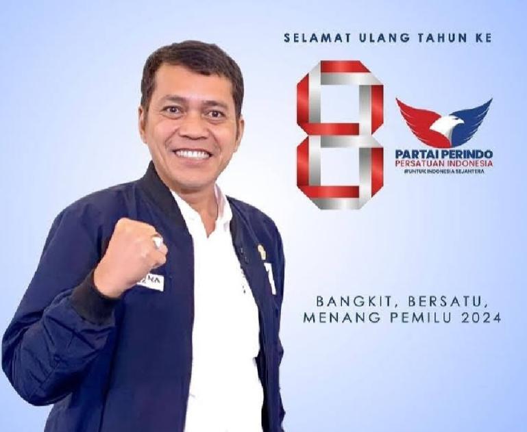 Ketua DPW Partai Perindo Sumbar, Apriyatna. (Dok : Istimewa)