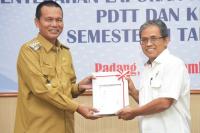 Wako Pariaman Terima LHP PDTT dari BPK Sumbar