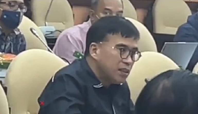 Anggota MPR dari unsur DPD RI, Alirman Sori ketika rapat pleno pimpinan kelompok DPD di MPR RI, Jakarta, Rabu (18/1). (Dok : Istimewa)