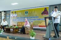 Gubernur Mahyeldi saat beri arahan dalam rapat koordinasi DKP se Sumbar di Padang, Rabu (8/2). (Dok : Istimewa)