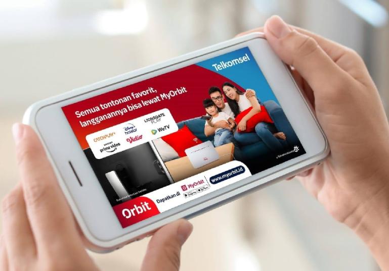 Paket Orbit Entertainment memberikan kemudahan pelanggan menikmati hiburan digital. (Dok : Istimewa)
