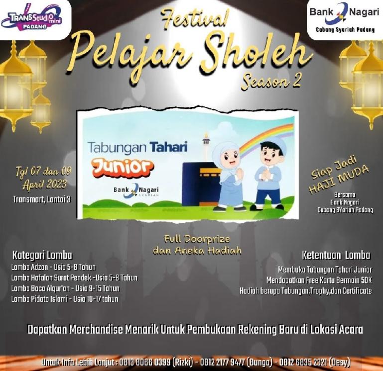 Ilustrasi leaflet Festival Pelajar Sholeh Season 2. (Dok : Istimewa)