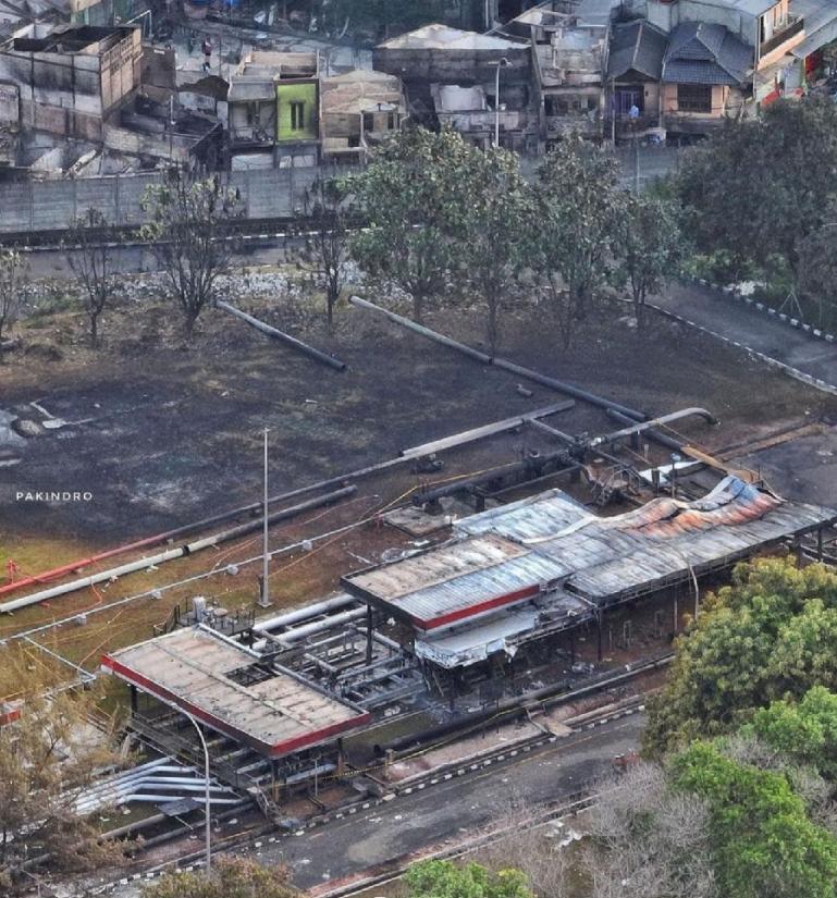 Kondisi Depo Pertamina Plumpang pascakebakaran. (Dok : Istimewa)