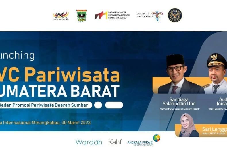 Leaflet TVC Pariwisata Sumatera Barat yang akan dilaunching Menparekraf Sandiaga Uno di BIM, Jumat (31/3) besok. (Dok : Istimewa)