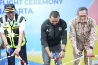 Audy Resmikan Rute Pelita Air ke Padang