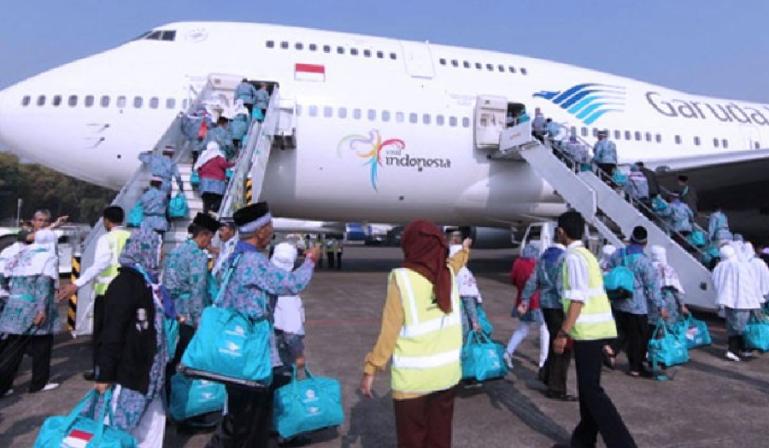 Foto keberangkatan jamaah haji Indonesia menuju Tanah Suci pada salah satu bandara yang dikelola AP II pada musim haji lalu. (Dok : Istimewa)