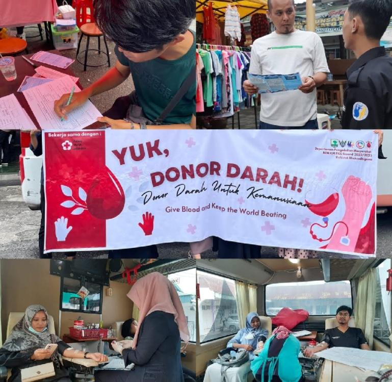 Kegiatan donor darah yang diadakan FKG Unand beberapa waktu lalu. (Dok : Istimewa)