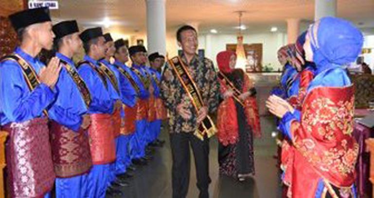 Wali Kota Pariaman, Genius Umar hadiri malam finalis Duta GenRe 2023 di kotanya, Sabtu malam (6/5). (Dok : Istimewa)