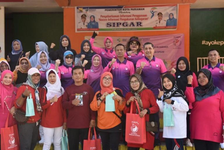 Wako Pariaman, Genius Umar bersama KORMI dan PORPI Pariaman sosialisasikan SIPGAR, Sabtu (20/5). (Dok : Istimewa)