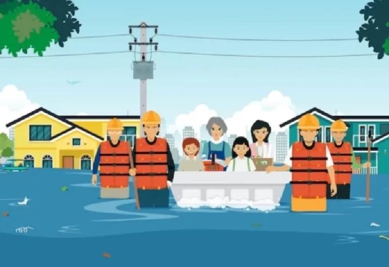 Ilustrasi bencana banjir. (Dok : Istimewa)