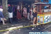 Kebakaran Rabu Pagi di Padang: Api Melahap Sejumlah Gerobak dan Tenda Pedagang