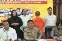 Bawa 226 Batang Kayu Tanpa Surat, Pelaku Ditangkap