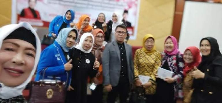 Anggota DPD RI/MPR RI Dr. H. Alirman Sori, SH, M.Hum, MM jadi nara sumber pada sosialisasi empat pilar MPR RI di Lampung, Senin (26/6). (Dok : Istimewa)
