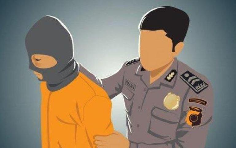 Ilustrasi tersangka narkoba ditangkap. (Dok : Istimewa)