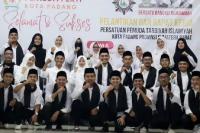 Pengurus Daerah Perti Kota Padang usai pelantikan di Aula Kanwil Kementerian Agama Sumatera Barat, Sabtu (22/7). (Dok : Istimewa)