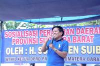 Sosialisasi Perda Nomor 9 Tahun 2018 di Sungai Sapih: Suwirpen: Bahaya Narkoba Bisa Picu Perceraian