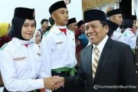 Wakil Ketua DPRD Sumbar Hadiri Pengukuhan Paskibraka 2023