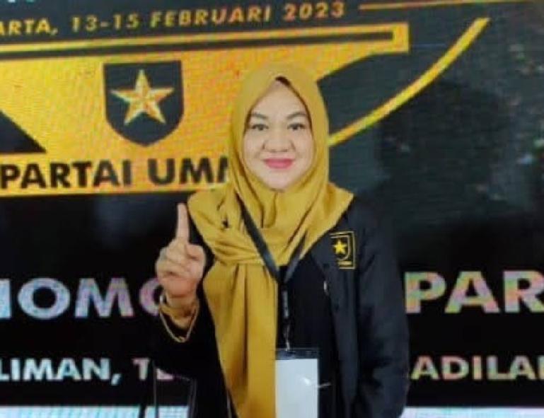 Wakil Ketua DPW Partai Ummat Sumbar, Citra Mustika Ayu Kardinal. (Dok : Istimewa)