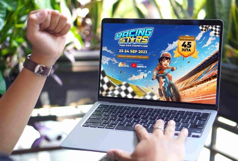 Telkomsel melalui IndiHome menggelar Racing Stars Push Bike Competition 2023 pada 23-24 September 2023 di Jakarta International Velodrome, Rawamangun, Jakarta Timur. (Dok : Istimewa)