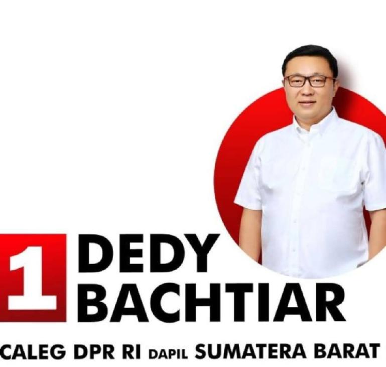 Anggota Dewan Penasehat PSI yang juga Caleg DPR RI Dapil Sumbar I, Dedy Bachtiar. (Dok : Istimewa)