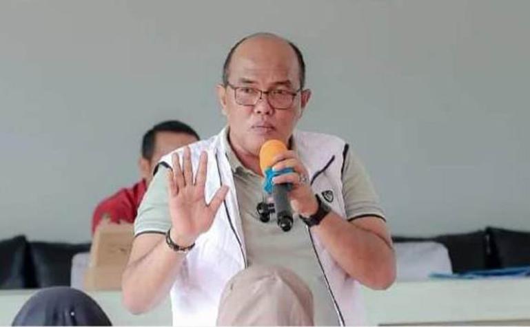 Ketua DPRD Sumbar Supardi menghadiri peringatan Hari Bela Negara untuk guru dan siswa SMA sederajat di Kota Payakumbuh, Minggu (22/10). (Dok : Istimewa)