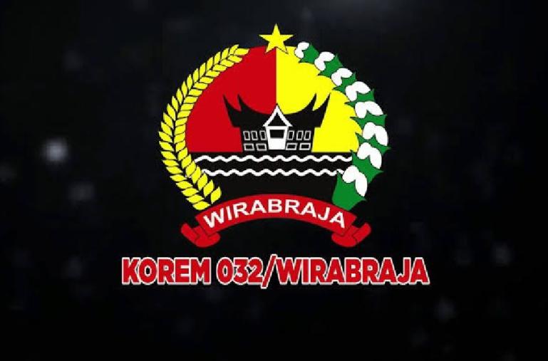 Lambang Korem 032/Wirabraja. (Dok : Istimewa)