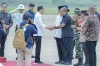 Ketua DPRD Sumbar Sambut Presiden Jokowi di BIM