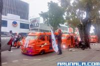 NasDem, PKB dan PKS di Sumbar Nobar Pendaftaran AMIN