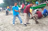 Ciptakan Pantai Bersih, GSM Sasar Pantai Talao Pauh Pariaman