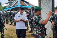 Gubernur Sumbar Kunjungi Satgas Yonif 133/YS di Sorong