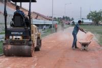 Jogging Track Lapangan GOR Rawang kembali Diperbaiki