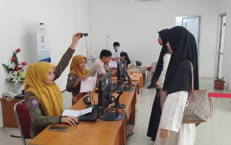 Suasana Tes SKB bagi CPNS Kemendikbudristek wilayah Sumbar, Senin (18/12). (Dok : Istimewa)