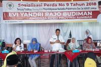 Sosialisasi Perda Soal Napza di Padang: Evi Yandri Ingatkan Anak Kemenakan Bahaya Narkoba