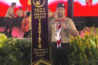 Wagub Audy Joinaldi Raih Penghargaan Kepramukaan